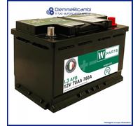 BATTERIA AUTO 70 Ah AFB - 760A | Start & Stop | 278 x 175 x 190 | 70Ah | VR760