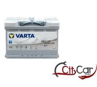 BATTERIA AUTO 70AH 760A DI SPUNTO START STOP VARTA AGM A7 SILVER DYNAMIC NUOVA