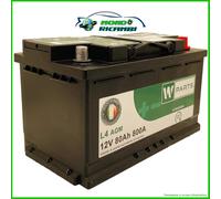 BATTERIA AUTO 80 Ah AGM - 800A Spunto | Start&Stop | 315x175x190 | 80Ah | VR850