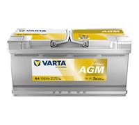 BATTERIA AUTO AVVIAMENTO VARTA 12V 105AH 950A A4 605901095 H15 DYNAMIC AGM