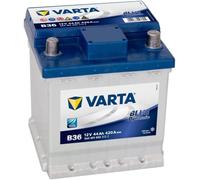 BATTERIA AUTO AVVIAMENTO VARTA 12V 44AH 420A B36 544401042 POSITIVO DX BLUE DY