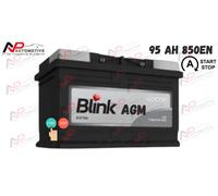 BATTERIA AUTO BLINK L5 AGM 95AH 850A START STOP SIMILE VARTA A5 G14 NUOVA