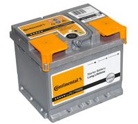 Batteria Auto Continental 50Ah 500A 12v = FIAMM 50 Ah BOSCH 44Ah
