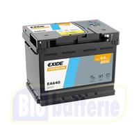 Batteria Auto Exide 12V 64Ah 640A EN Polo positivo DX Serie Premium EA640
