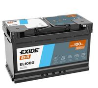 Batteria Auto Exide EFB EL1000 12V 100Ah 900A EN L05 Polarità DX Start&Stop 2026