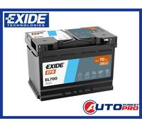 Batteria per auto Exide EL700 Start-Stop EFB 12V 70Ah 760A