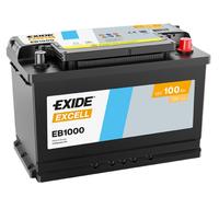 EXIDE EXCELL EB1000 BATTERIA AUTO PER AVVIAMENTO 100Ah 720A 12V POLO DESTRO