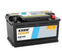 Batteria per auto Exide EB740 Excell 12V 74Ah 680A