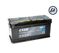 BATTERIA PER AUTO 12V 100 AH POSITIVO A DX 900A SPUNTO EXIDE BMW MERCEDES EA100