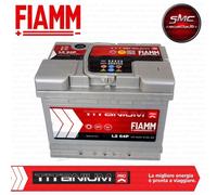 BATTERIA AUTO FIAMM 64Ah 610A POSITIVO A DESTRA (+ DX) COD. L2 64P - 7905150