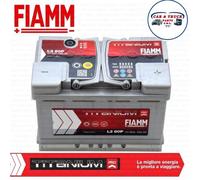 BATTERIA AUTO FIAMM cod L380P TITANIUM PRO 80Ah 730A Polo Positivo a Destra + DX
