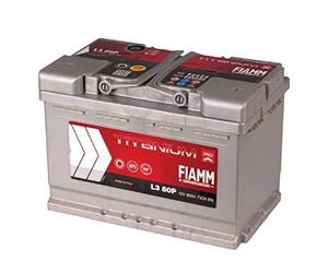 BATTERIA AUTO FIAMM cod L380P TITANIUM PRO 80Ah 730A Polo Positivo a Destra + DX