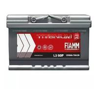 BATTERIA FIAMM 75Ah 730A = BOSCH - VARTA - L3B75P - 75 Ah - 278x175x175