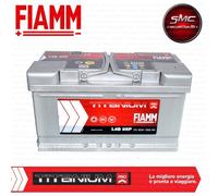 BATTERIA AUTO FIAMM TITANIUM PLUS 85Ah 760A POSITIVO A DESTRA +DX Cod. L4B 85+