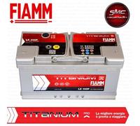 BATTERIA AUTO FIAMM L5 100P TITANIUM PRO 12V 100Ah Ampere 870A 353x175x190mm