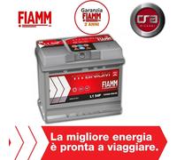 BATTERIA AUTO FIAMM TITANIUM PRO 54Ah 520A 12V FIAT PUNTO EVO ABARTH