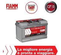 BATTERIA AUTO FIAMM TITANIUM PRO L380P 80AH 730A DX + VW TRANSPORTER IV AUTOBUS