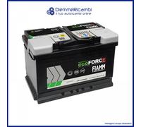 FIAMM BATTERIA AGM 12V 105AH 950A VR950 START & STOP 7906203 394x175x190 mm