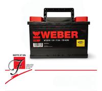 BATTERIA AUTO MAGNETI MARELLI W72EFB 72AH 720A 12V L03