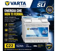 Varta Batteria per Auto - Blue Dynamic C22 - 552400047