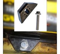 Batteria Auto Supporto Kit Con Acciaio Inox Bullone Plastica Nera