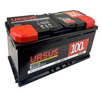 Batteria auto Ursus 100 Ah Dx 12V pronta all’uso con maniglia 31x17.5x19 cm