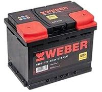 Batteria Auto Weber L02 60Ah 540A 12V B13