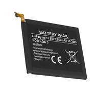 BATTERIA AVIZAR per 3, Litio-polimero (Li-Po), 2650 mAh, Nokia 3
