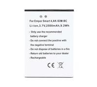 BATTERIA AVIZAR ricambio 4, Ioni di litio (Li-ion), 2500 mAh, Emporia
