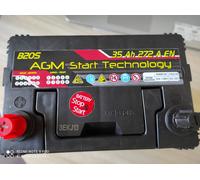 BATTERIA AVVIAMENTO 35AH 272A PER TOYOTA YARIS IBRIDA B20SAGM AGM 197x125x210 SX