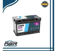BATTERIA AVVIAMENTO AUTO EXIDE 80 AH START & STOP AGM 800 A (EN) 12V EXTRA LIFE