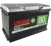Batteria avviamento auto ursus start & stop 80 ah -