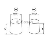 Batteria avviamento BOSCH codice 0 092 S50 080