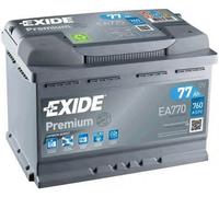 Batteria avviamento EXIDE codice EA770
