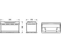 Batteria avviamento EXIDE codice EB800