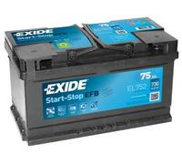 Batteria avviamento EXIDE codice EL752