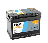 BATTERIA AUTO EXIDE PREMIUM CARBON BOOST 72AH 720A 12V BASSA = 72AH VARTA