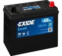 Batteria avviamento EXIDE EB454 compatibile con GENERAL MOTORS HONDA HYUNDAI SUZ