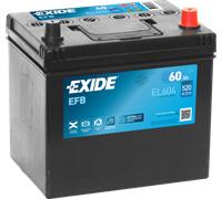 Batteria avviamento EXIDE EL604 compatibile con MAZDA TOYOTA