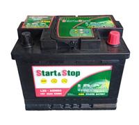 Batteria avviamento L2D-AGM60 Start&Stop I.B.C. 12V 60AH polo positivo destro