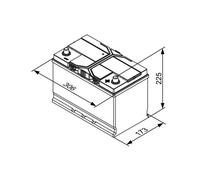 Batteria avviamento per ASKAM DAF GREAT WALL HYUNDAI ISUZU KIA LEXUS MAN MAZDA M