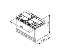 Batteria avviamento per DAF DEUTZ-FAHR EMGRAND FENDT HONDA HYUNDAI INFINITI IVEC