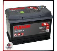 Batteria Avviamento Tudor 74Ah TB740 Technica 680A