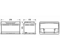 Batteria avviamento TUDOR codice TA722 72 AH 720A