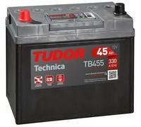 Batteria per Auto Tudor Exide 45 Ah, 12 V. dimensioni: 237 x 127 x 227. Morsetto sinistro.