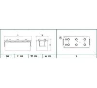Batteria avviamento TUDOR codice TG1803 180 AH 1000A