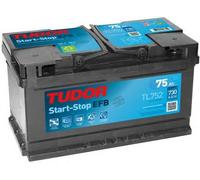 Batteria avviamento TUDOR codice TL752 75 AH 730A