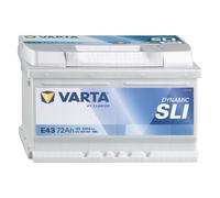 BATTERIA AUTO 72AH E43 VARTA BLUE DYNAMIC 680A di spunto 74AH RIBASSATA