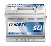 Batteria avviamento - VARTA - D15 63Ah 610A DYNAMIC SLI - 563400061