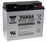 Batteria avviatore ciclico ricaricabile per barca YUASA REC22-12 12V 22AH